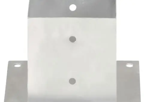 Suporți stâlp, 4 buc., metal galvanizat, 141 mm - 3/5