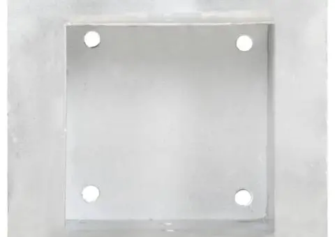 Suporți stâlp, 4 buc., metal galvanizat, 141 mm - 5/5