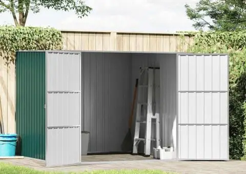 Șopron de grădină, verde, 195 x 198 x 159 cm, oțel galvanizat - 2/5