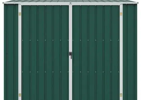 Șopron de grădină, verde, 195 x 198 x 159 cm, oțel galvanizat - 4/5