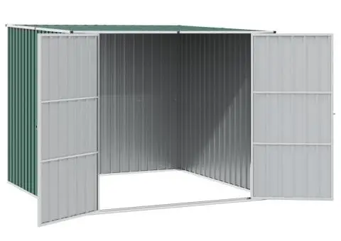 Șopron de grădină, verde, 195 x 198 x 159 cm, oțel galvanizat - 5/5