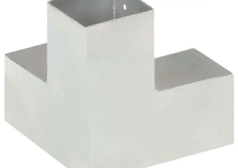 Conector de grindă, formă Y, 81 x 81 mm, metal galvanizat - 3/5