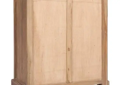 Dulap lateral, 65 x 30 x 75 cm, lemn masiv de tec - 4/5