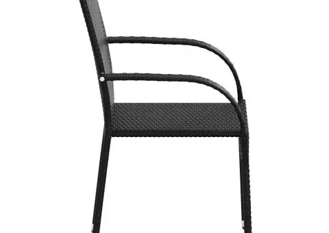 Scaune de grădină, 2 buc., lemn masiv de acacia - 4/5