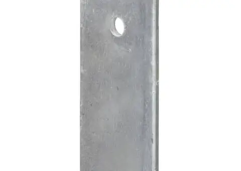 Ancore de gard, 6 buc., argintiu, 9x6x60 cm, oțel galvanizat - 5/5