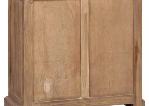 Dulap lateral, 60 x 30 x 60 cm, lemn masiv de tec - 5/5