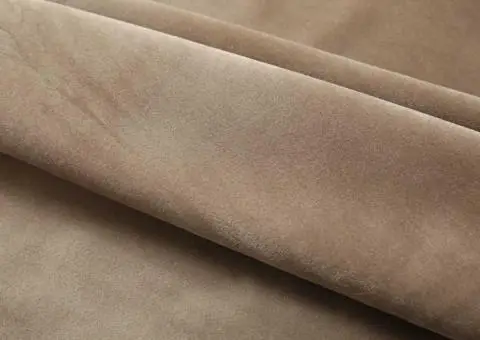 Draperie opacă, bej, 290 x 245 cm, catifea, cu cârlige - 3/5