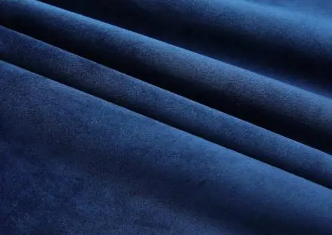 Draperii opace cu cârlige, 2 buc, albastru, 140x175 cm, catifea - 3/5