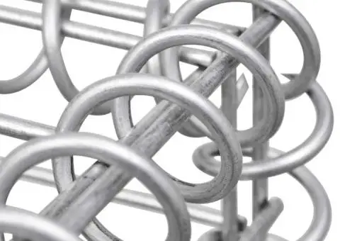 Strat înălțat cub gabion, 60 x 60 x 60 cm, sârmă de oțel - 5/5