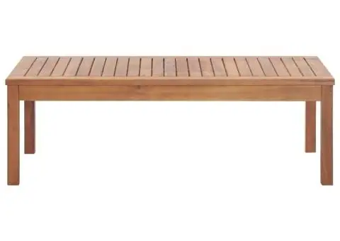 Set mobilier de grădină cu perne, 4 piese, lemn masiv de acacia - 4/5