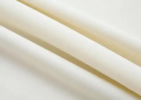 Draperii opace, 2 buc., crem, 140x245 cm, catifea, cu cârlige - 3/5