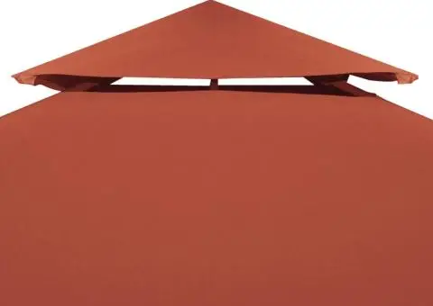 Acoperiș de pavilion, 2 niveluri, cărămiziu, 4x3 m, 310 g/m² - 3/5