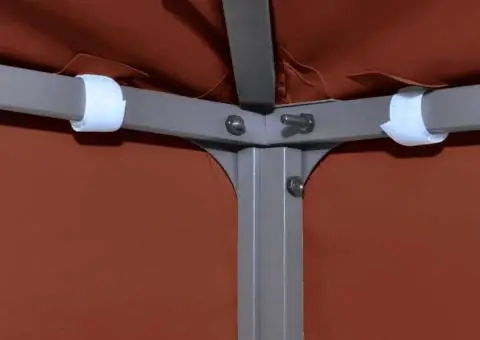 Acoperiș de pavilion, 2 niveluri, cărămiziu, 4x3 m, 310 g/m² - 4/5