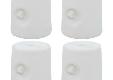 Greutăți pentru pavilion, 4 buc., alb, PE - 3/5