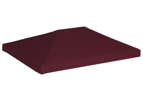 Acoperiș pentru pavilion, 310 g/m², roșu bordo, 3 x 4 m - 2/5