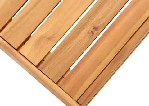 Taburet modular cu pernă, 1 buc., lemn masiv de acacia - 5/5
