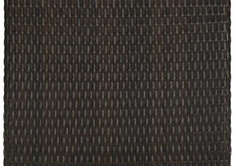 Masă de bar de grădină, maro, 60,5 x 60,5 x 110,5 cm, poliratan - 3/5