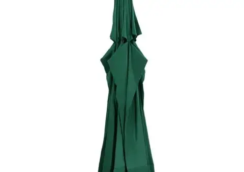 Umbrelă de soare de grădină, stâlp aluminiu, verde, 600 cm - 3/5