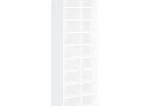 Pantofar, alb, 54x34x183 cm, PAL - 2/5