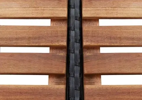 Mobilier împrejmuire spa negru 268x268x55 cm poliratan pătrat - 5/5