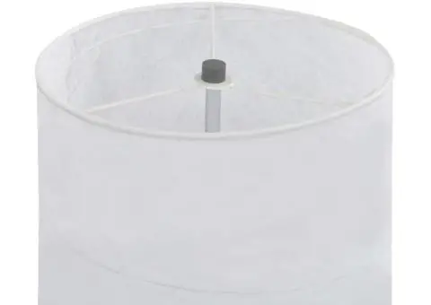 Lampă de podea cu suport, alb, 121 cm E27 - 4/5