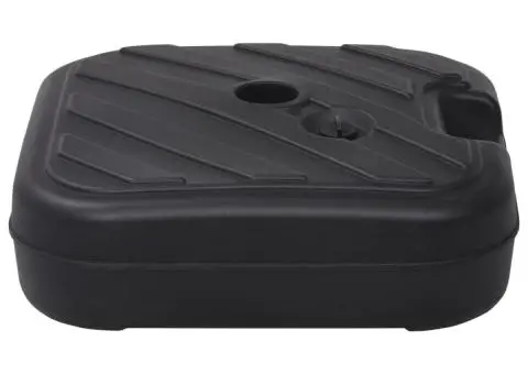 Suport de umbrelă, negru, 24 L, umplere cu nisip/apă - 2/5