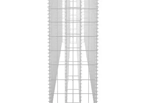 Strat înălțat gabion, 270 x 30 x 90 cm, oțel galvanizat - 5/5