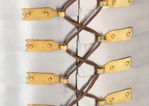 Armură soldat roman, jocuri de rol, argintiu, oțel - 5/5