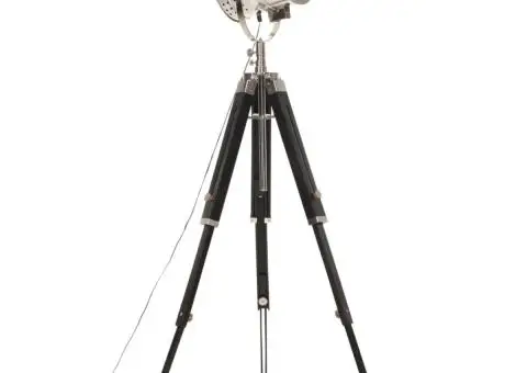 Lampă podea trepied, 165 cm, lemn masiv de mango - 2/5