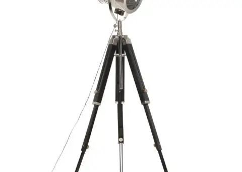 Lampă podea trepied, 165 cm, lemn masiv de mango - 3/5