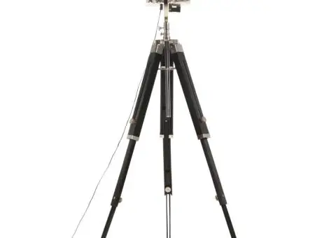 Lampă podea trepied, 165 cm, lemn masiv de mango - 5/5