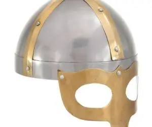 vidaXL Coif de viking, aspect antic, jocuri pe roluri, argintiu, oțel