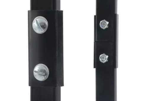 Rastel pentru lemne de foc, negru, 40x25x200 cm, oțel - 5/5