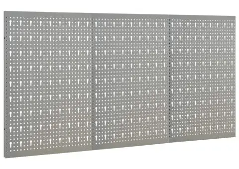 Panouri pentru scule de perete, 3 buc., 40 x 58 cm, oțel - 2/5