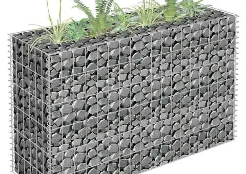 Strat înălțat gabion, 90 x 30 x 60 cm, oțel galvanizat - 1/5