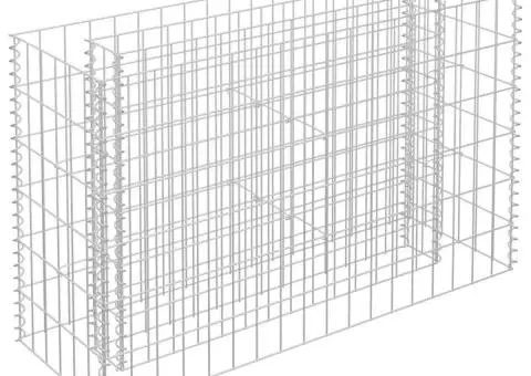 Strat înălțat gabion, 90 x 30 x 60 cm, oțel galvanizat - 2/5