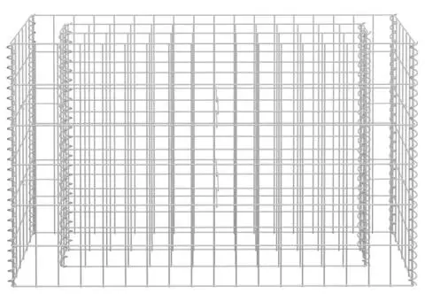 Strat înălțat gabion, 90 x 30 x 60 cm, oțel galvanizat - 4/5