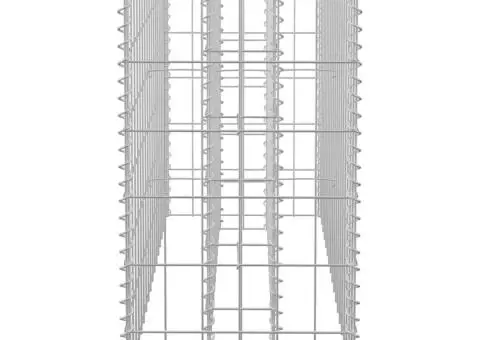 Strat înălțat gabion, 90 x 30 x 60 cm, oțel galvanizat - 5/5