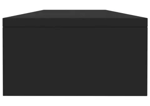 Suport monitor, negru, 100x24x13 cm, lemn prelucrat - 5/5