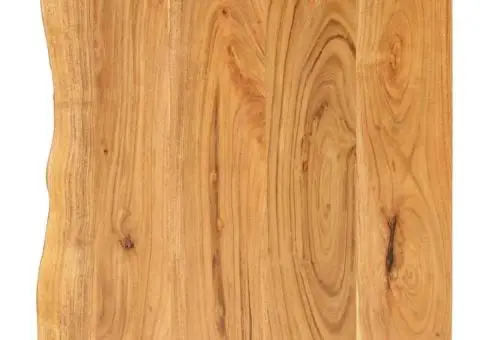 Blat lavoar de baie, 80x52x2,5 cm, lemn masiv de acacia - 1/5