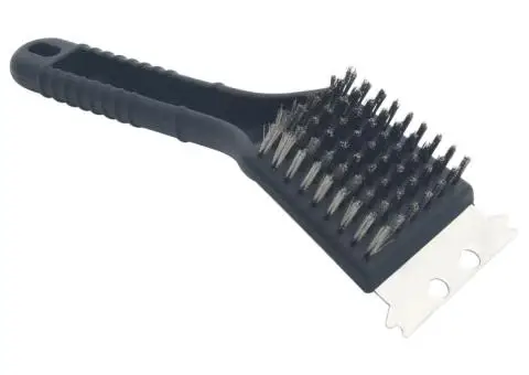 Perie de sârmă pentru grătar cu cărbune/gaz, cupru - 1/5