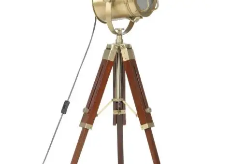 Lampă de podea cu trepied, 69 cm, lemn masiv de mango - 2/5