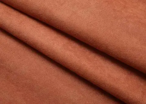 Draperii opace cu cârlige, 2 buc., ruginiu, 140 x 245 cm - 3/5