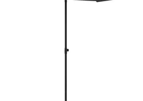 Umbrelă de soare de grădină cu stâlp aluminiu antracit 2x1,5 cm - 3/5