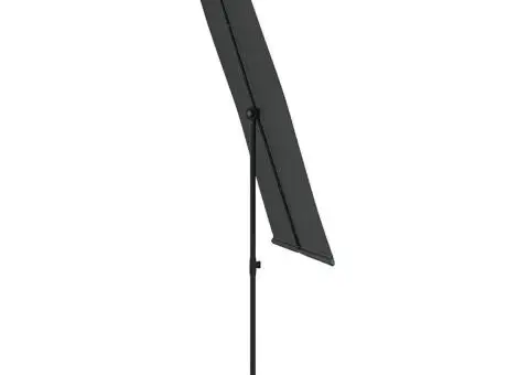 Umbrelă de soare de grădină cu stâlp aluminiu antracit 2x1,5 cm - 5/5