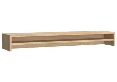 Suport monitor, stejar Sonoma, 100 x 24 x 13 cm, lemn prelucrat - 2/5