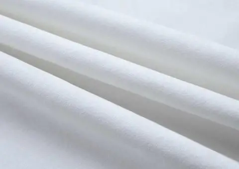 Draperii opace cu inele metalice, 2 buc., alb, 140 x 175 cm - 4/5