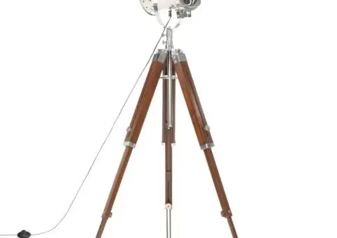 Lampă de podea trepied, 165 cm, lemn masiv de mango - 2/5