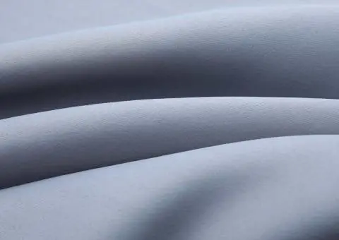 Draperii opace cu inele metalice, 2 buc., gri, 140 x 245 cm - 4/5