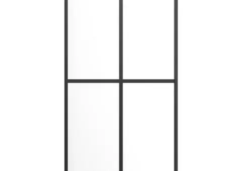 Paravan duș walk-in, 80x195 cm, sticlă securizată transparentă - 4/5